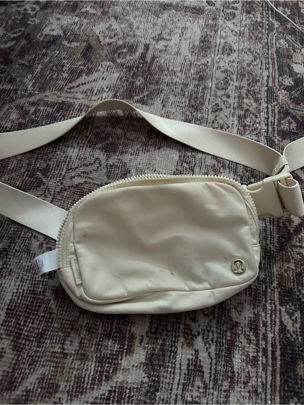 lululemon athletica Cream Crossbody Belt Bag